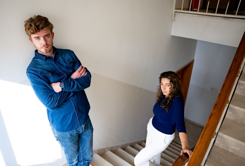 Kevin Kruiter and Aisha Hamed, founders of Fikra magazine