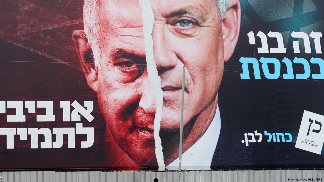 A divided Israel: on Sunday, opposition leader Benny Gantz announced his resignation from Benjamin Netanyahu's unity government