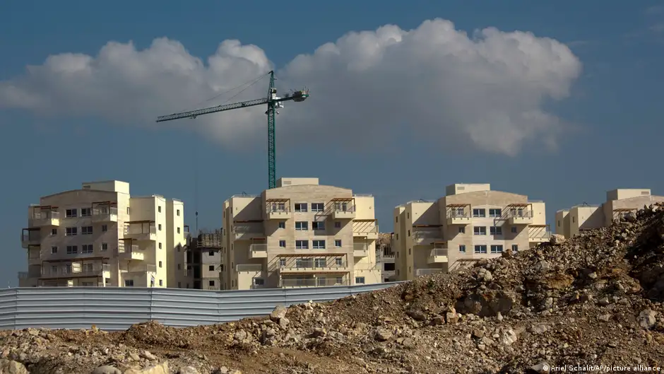 Israeli settlement building in the West Bank (archive photo)