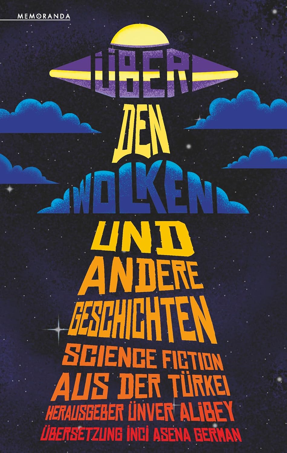 Cover des Buches "Über den Wolken und andere Geschichte" vom Memoranda Verlag