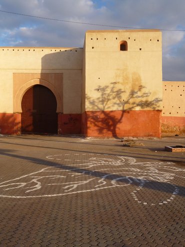 جانب من المدينة العتيقة في مراكش. أستريد كامنسكي