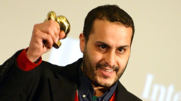 Mahdi Fleifel als Preisträger des Friedensfilmpreises der Berlinale 2013; Foto: dpa