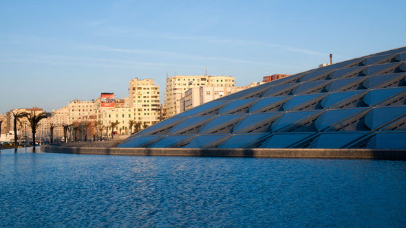 Die Bibliotheca Alexandrina; Foto: dpa/master