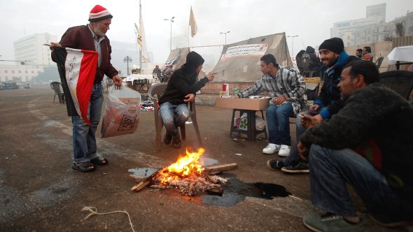 Proteste auf dem Tahrir-Platz in Kairo gegen Präsident Mursi; Foto: Reuters 