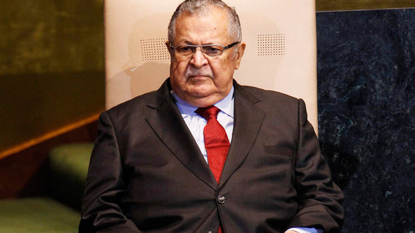 Iraks Präsident Dschalal Talabani; Foto: Reuters