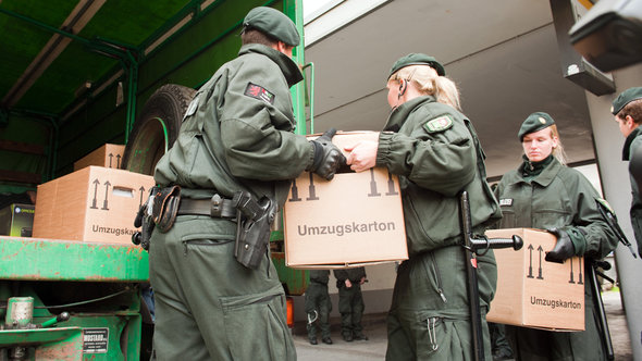 Razzia in der Millatu Ibrahim Moschee in Solingen; Foto: dpad