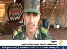 Abdel Razaq Tlass, Kommandeur der Al Farouk-Brigade in Homs; Foto: screenshot Al-Jazeera