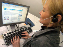 Callcenter in Deutschland; Foto: dpa