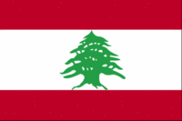 Flagge des Libanon