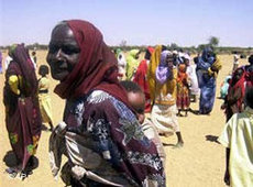 Flüchtlinge in Darfur; Foto: AP