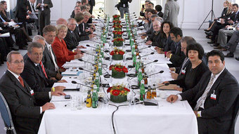 Islamkonferenz im Hamburger Bahnhof in Berlin; Foto: AP