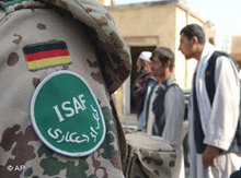 ISAF Soldat der deutschen Bundeswehr in Afghanistan; Foto: AP