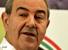 Iraks früherer Premier Ijad Allawi; Foto: AP