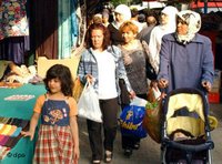 Muslime in Berlin-Kreuzberg; Foto: DPA