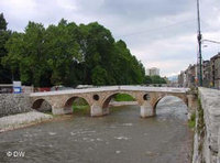 Lateinerbrücke in Sarajewo; Foto: DW