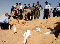 Massengrab in Bagdad; Foto: AP