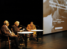 Yasar Kemal und Günter Grass; Foto: Stephan Schmidt