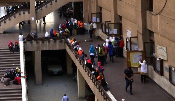 The campus of Ain Shams University (photo: Fabian Schmidmeier)