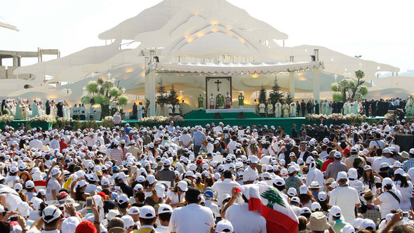 Papstmesse in Beirut, Foto: Reuters