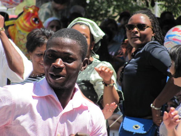 Afro-Turks dance during the Sixth Festival of the Calf in Cirpi (photo: Ekrem Güzeldere)