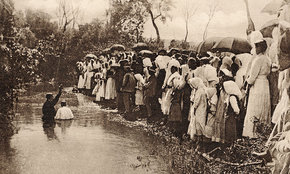 Missionary Erik Jansson in Guarany, Brazil, photo by Örebro Missionsförening, Wikipedia