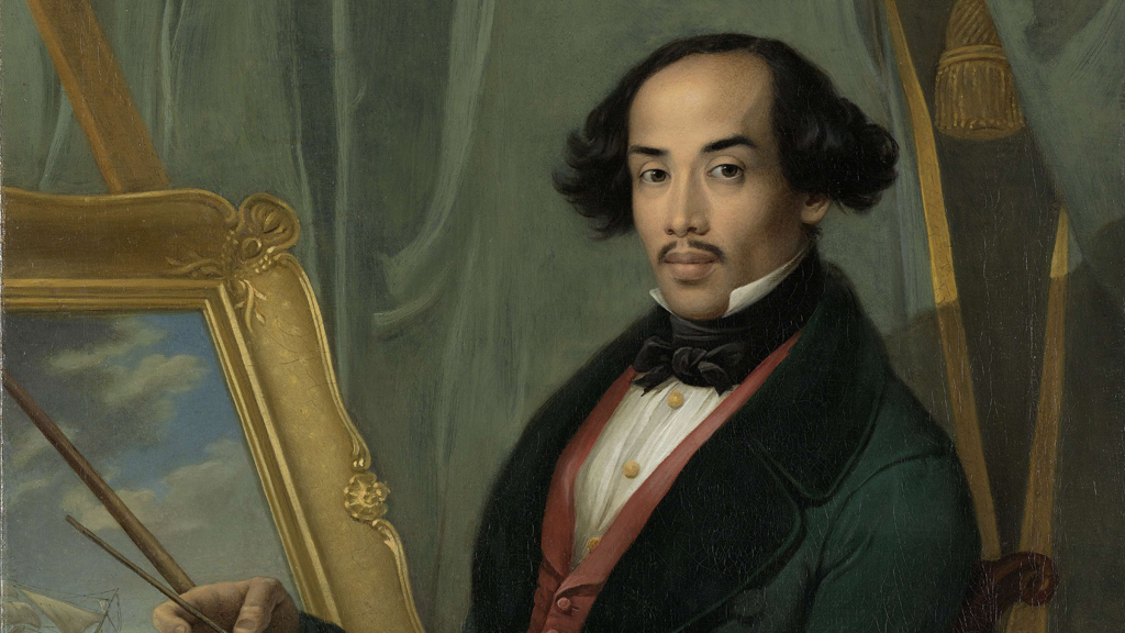 Raden Saleh in his studio (image: © in the public domain)