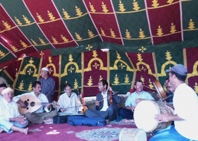 The Master Musicians at a concert in Joujouka (photo: © Arian Fariborz)