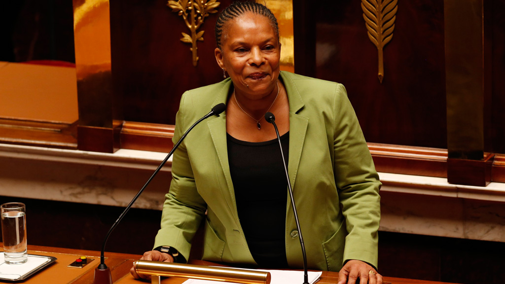 Frankreichs Justizministerin Christiane Taubira; Foto: Reuters