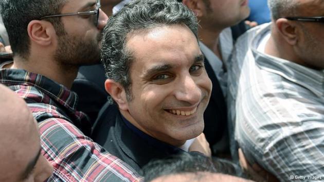 Bassem Youssef in Cairo (photo: Reuters)