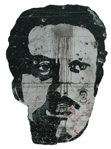 Graffiti Ghassan Kanafani; Foto: wikipedia