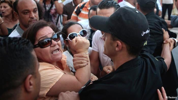 In Tunisia, women took to the street against sexual abuse in September 2012 (photo: Reuters)