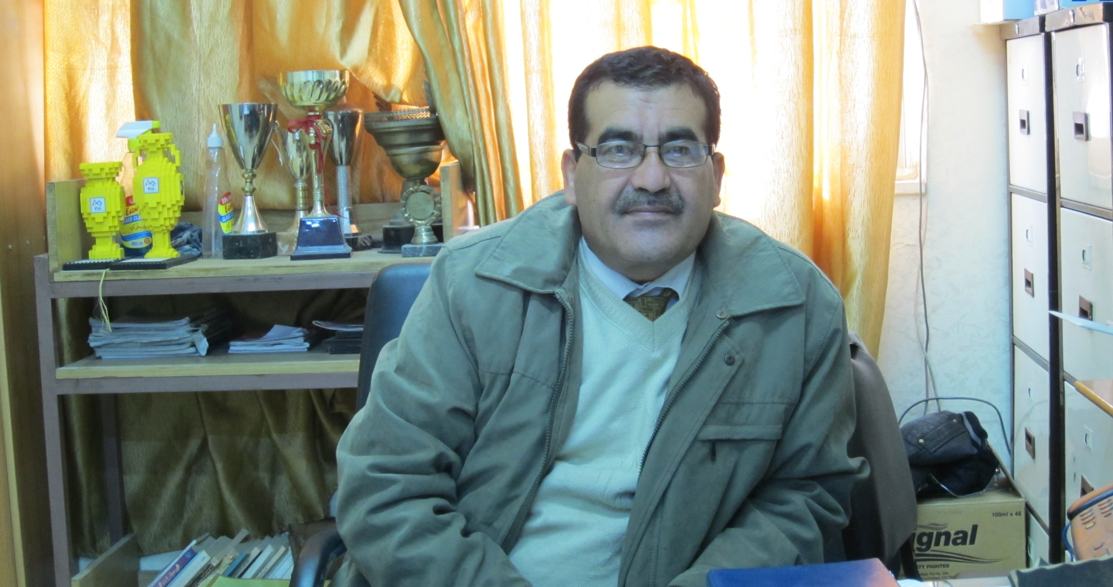 Nawaz Titi, Direktor der Al-Mothanna-Schule in Irbid ; Foto: Claudia Mende