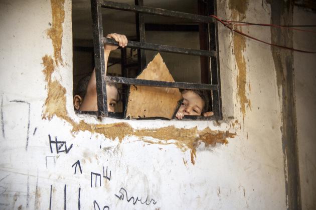 Children in the Shatila refugee camp (photo: Mohammad Reza Hassani)