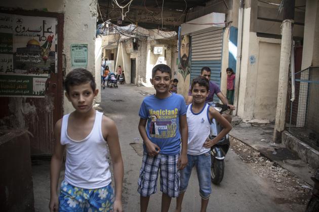 Children in the Shatila refugee camp (photo: Mohammad Reza Hassani)