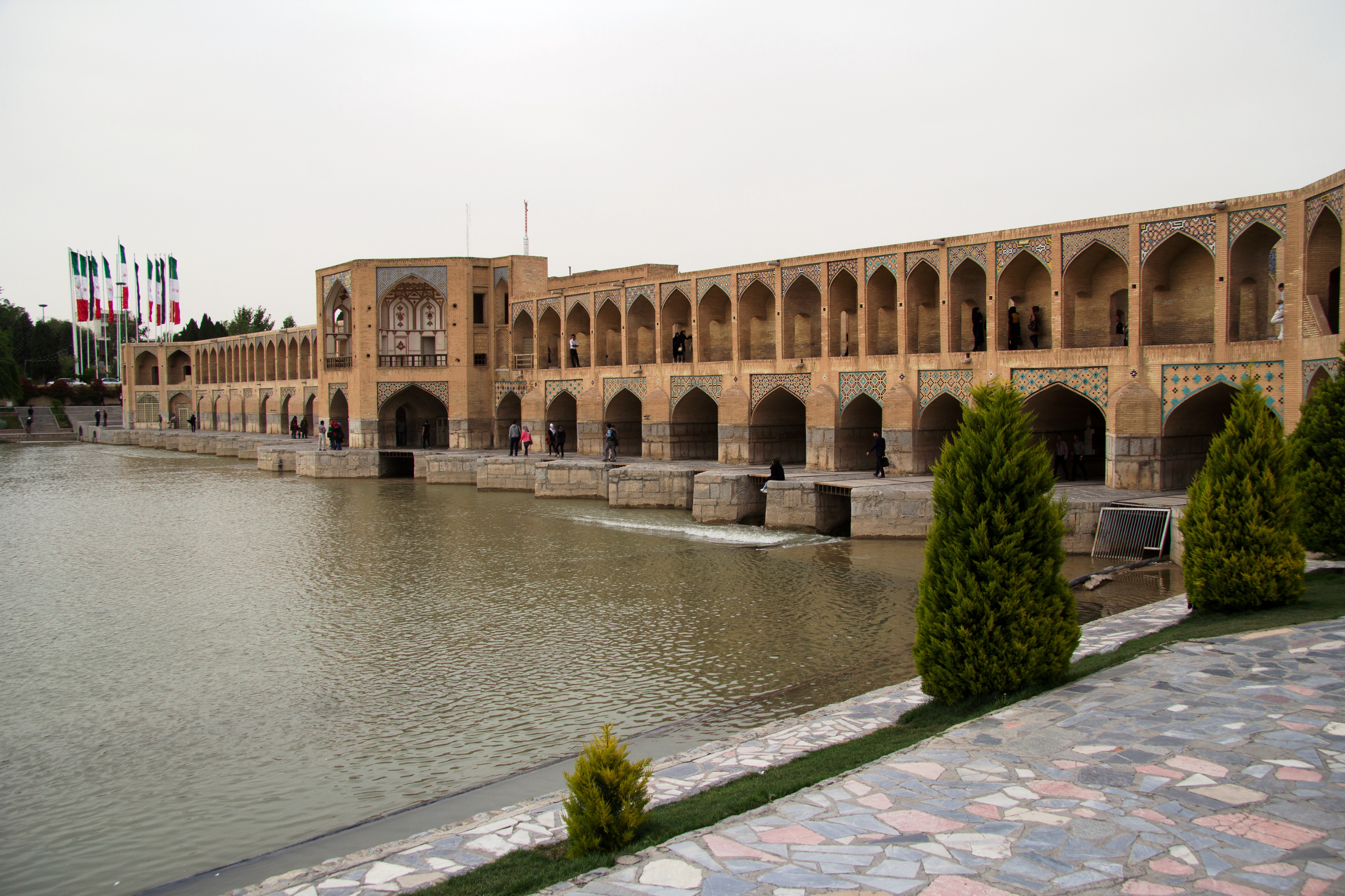 Pol-e Khaju-Brücke; Foto: Shohreh Karimian/Johannes Ziemer 