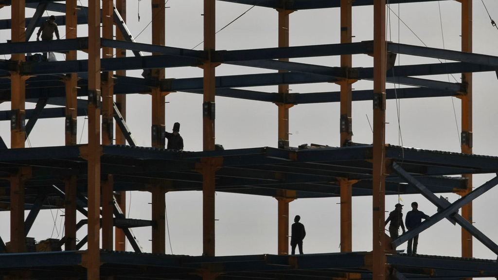 Baustelle im Norden Teherans; Foto: IRNA