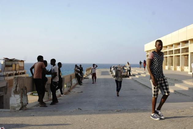 A refugee camp near Tripoli (photo: Valerie Stocker)