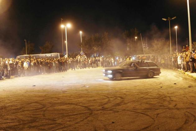 Spectators at a "Drifting" show (photo: Valerie Stocker)