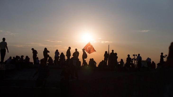 Protesters in Gezi Park in 2013 (photo: Getty Images)