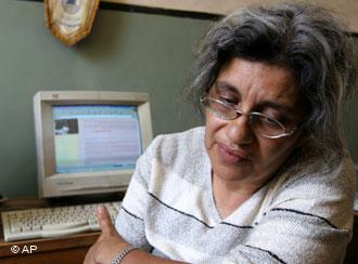 Leila Soueif, Ahmed Seif al-Islam's widow (photo: AP)