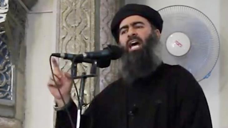 IS leader Abu Bakr al-Baghdadi (photo: picture-alliance/AP)