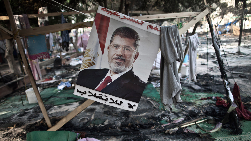 Der Rabia-al-Adawiya-Platz in Kairo, das Protestcamp der Muslimbrüder, nach der Erstürmung, Foto: Mahmoud Khaled/AFP/Getty Images