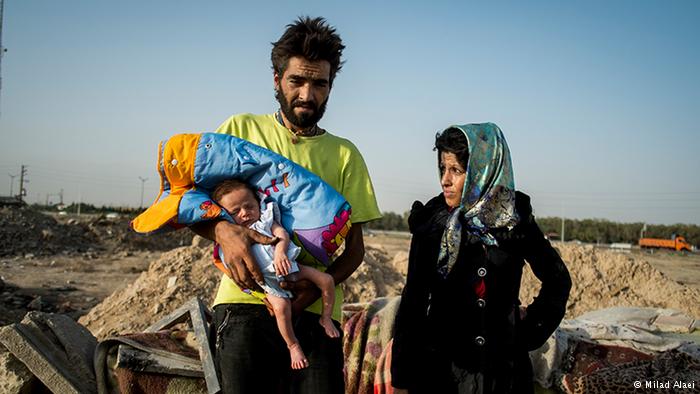 Couple with baby (photo: Milad Alaei)