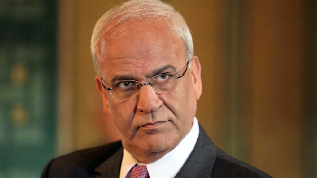 Palästinas Chefunterhändler Saeb Erekat; Foto: dpa/picture-alliance