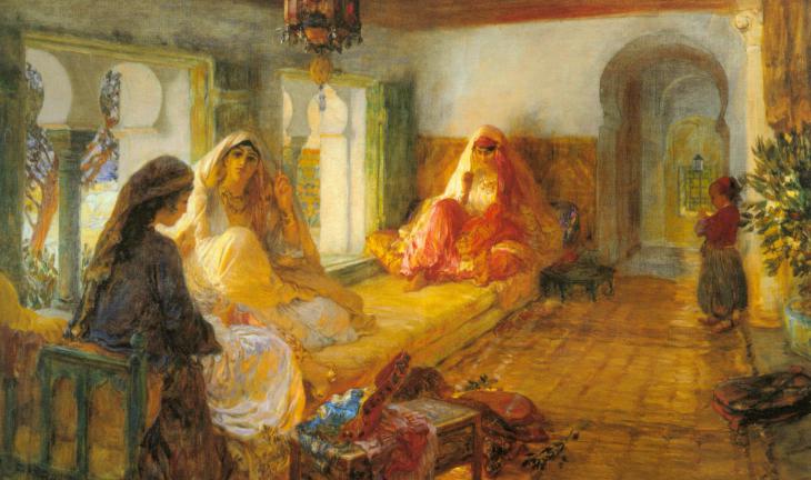 "In The Seraglio" by Frederick Arthur Bridgman (photo: Wikipedia)