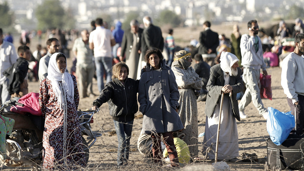 Massenflucht aus Syrien in die Türkei: syrische Flüchtlinge im türkischen Sanliurfa; Foto: picture-alliance/dpa/U. Yunus Tosun