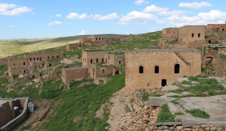 The view from the terrace of Yusuf and Xezal Erdem's house in Taqa (photo: Ekrem Guzeldere)