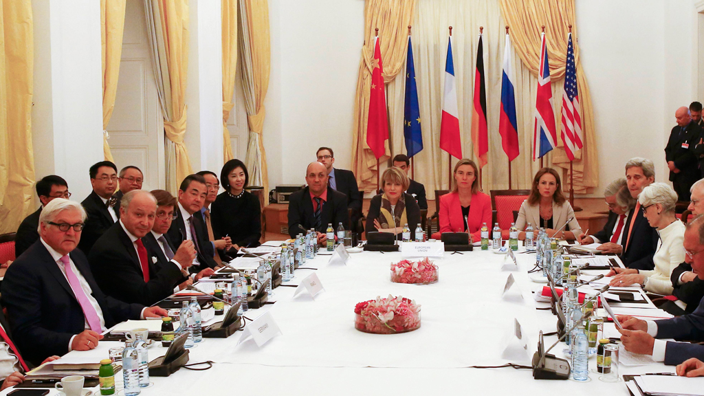 Iran Nuklearprogramm im Palais Coburg, Wien; Foto: Reuters/L. Foeger