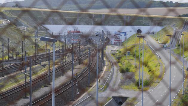 The entrance to the Channel Tunnel (photo: DW/B. Riegert)