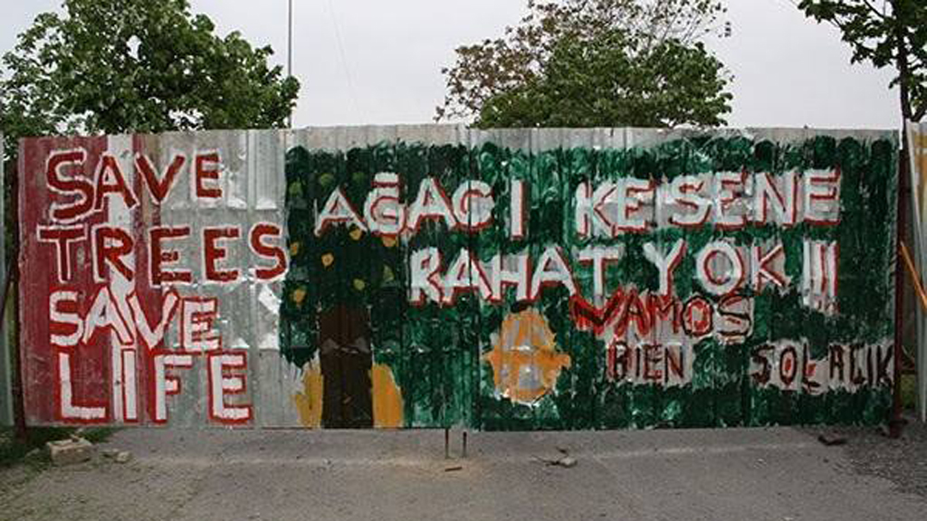 Street Art in der Nähe des Gezi-Parks in Istanbul; Foto: Ali Yildirim  